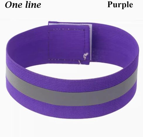4 PCS Reflective Wrist Strap 5x1x1cm Running Safety Gear Reflective Wristbands High Visibility Bike Ankle Bands Reflector Armband Self-Adhesive Reflective Bands for Walking,Night Sports Pink in Saudi Arabia