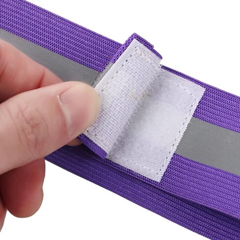 4 PCS Reflective Wrist Strap 5x1x1cm Running Safety Gear Reflective Wristbands High Visibility Bike Ankle Bands Reflector Armband Self-Adhesive Reflective Bands for Walking,Night Sports Pink in Saudi Arabia