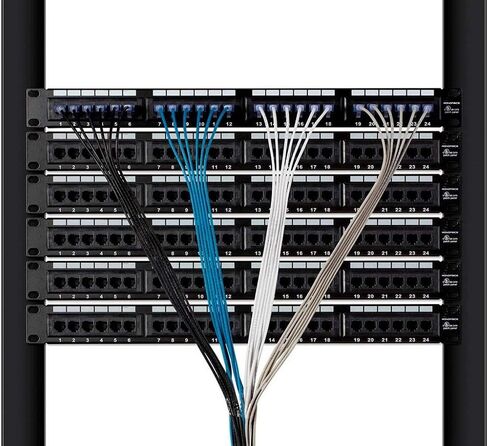 Monoprice Cat6A Ethernet Patch Cable - Snagless RJ45, 550Mhz, 10G, UTP, Pure Bare Copper Wire, 30AWG, 10-Pack, 7 Feet, Purple - SlimRun Series in Saudi Arabia