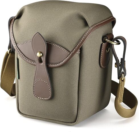 حقيبة كاميرا صغيرة بيلينجهام 72 (قماش أسود/جلد أسمر) in Kuwait