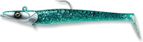 Savage Gear Sandeel Fishing Bait, 4/5 oz, Mackerel, Realistic Contours & Movement, Durable Construction, Two Tie Points, 5X Hooks, Holographic Eyes, Bait Keeper in Saudi Arabia