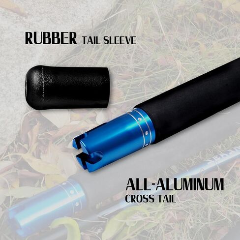 Fiblink 1-Piece/2-Piece Fishing Rod Saltwater Trolling Rod Cat Catfish Rod Conventional Boat Fishing Pole(15-30lb/30-50lb/40-80lb,6-Feet,Medium Heavy in Kuwait