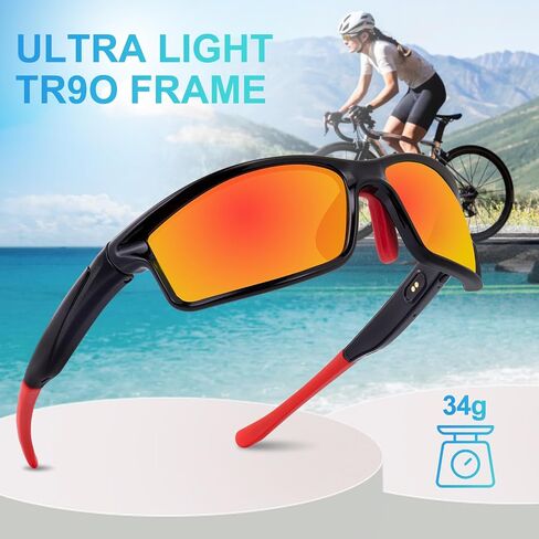 SKYWAY Polarized Sports Sunglasses Smart Bluetooth Wireless Audio UV Protection for Outdoor Sports Glasses Unisex Design in Saudi Arabia