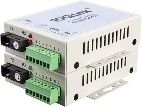 Serial RS485/RS422/RS232 إلى محول الوسائط البصرية الألياف ، خادم جهاز تحويل بيانات الاتصال التسلسلي ، SM BIDI SC 1310NM 20km ، سلسلة ديزي أو حلقة زائدة in Kuwait