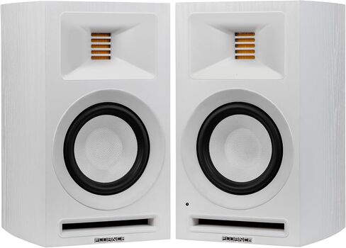 Fluance Ri71 Reference Stereo Powered Bookshelf Speakers with High Performance AMT Tweeters, 5" Drivers, 120W Amplifier for Music, Turntable, TV, PC - HDMI, Bluetooth, RCA & Subwoofer Out (Walnut) in Saudi Arabia