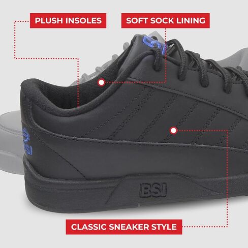 BSI Products Boys' Bowling Shoes Black, 3 in Saudi Arabia