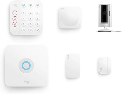 Ring Alarm 5 قطع مجموعة مع حلقة داخلية كام 2nd الجنرال in Kuwait
