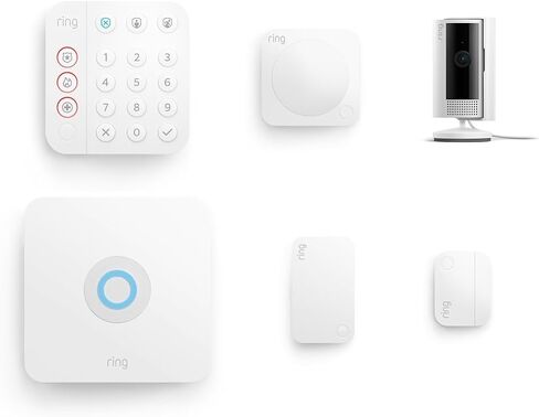 Ring Alarm 5 قطع مجموعة مع حلقة داخلية كام 2nd الجنرال in Kuwait