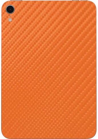 Skinit Decal Tablet Skin Compatible with iPad Mini 7 (2025) - Silver Carbon Fiber Specialty Texture Material Design in Saudi Arabia