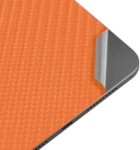 Skinit Decal Tablet Skin Compatible with iPad Mini 7 (2025) - Silver Carbon Fiber Specialty Texture Material Design in Saudi Arabia