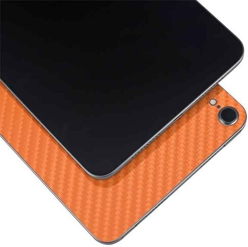 Skinit Decal Tablet Skin Compatible with iPad Mini 7 (2025) - Silver Carbon Fiber Specialty Texture Material Design in Saudi Arabia