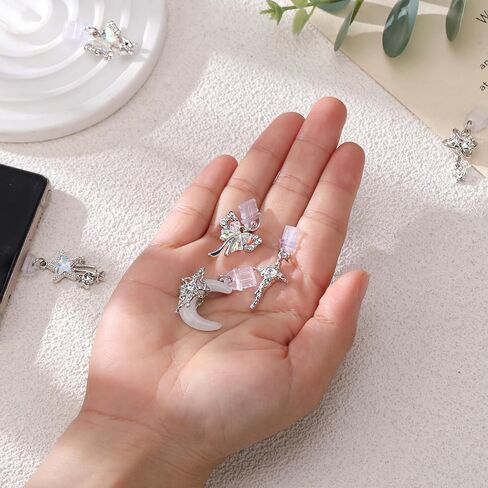 Y2K Dust Plug Charm - 6 PCS Fantasy Reshetic Pendant متوافق مع Kindle & Phone type C/USB C Charger Port in Kuwait