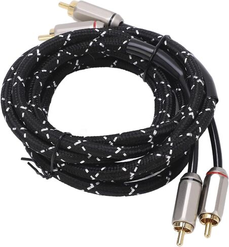 AQXREIGHT AMPLIFIER AMPLIFIER CABLIFIER STEREO SEREO ذكر مزدوج لمكبر الصوت A V STEPWOOFER HIFI SYSTEM جودة CABLIFIER CABLEMEMALE Cablesubwoofer Cablestereo (5.0 متر) in Saudi Arabia