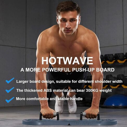 جهاز تمارين محمول من هوت ويف مع 16 ملحقًا للصالة الرياضية. 20 في 1 لوح رفع للياقة البدنية، وأشرطة مقاومة مع عجلة آب رولر، تمرين الجسم بالكامل في المنزل، في انتظار الحصول على براءة اختراع in Kuwait