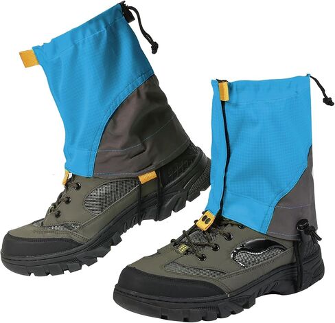 Gators for Hiking Boots and Shoes, Lightweight Adjustable Leg Gaiters for Men Women, Waterproof Hiking Gaiters for Snow,Trail Running,Hiking,Hunting,Walking, Skiing,Snowshoeing,Mountain Climbing in Saudi Arabia