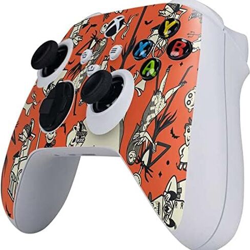 Skinit Decal Gaming Skin Compatible with Xbox Series S Controller - Officially Licensed Disney The Nightmare Before Christmas Character Pattern Print Design in Saudi Arabia