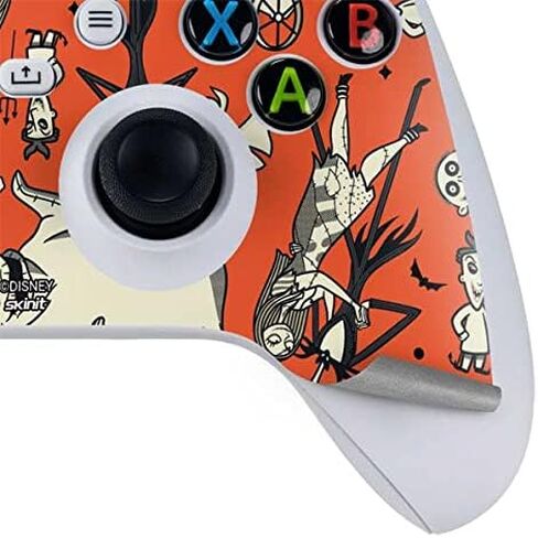 Skinit Decal Gaming Skin Compatible with Xbox Series S Controller - Officially Licensed Disney The Nightmare Before Christmas Character Pattern Print Design in Saudi Arabia