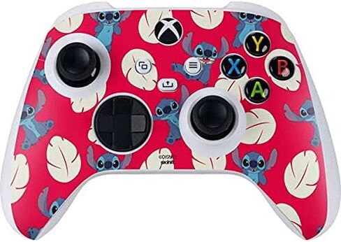 Skinit Skinit Gaming Gaming Skin متوافق مع وحدة التحكم S -Series S في Xbox - Disney Lilo مرخص رسميًا وتصميم نمط حرف غرزة in Kuwait