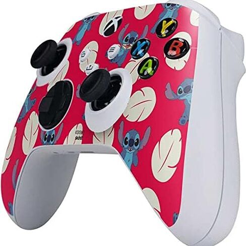 Skinit Skinit Gaming Gaming Skin متوافق مع وحدة التحكم S -Series S في Xbox - Disney Lilo مرخص رسميًا وتصميم نمط حرف غرزة in Kuwait