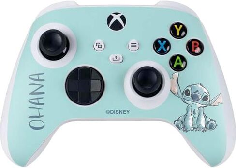 Skinit Skinit Gaming Gaming Skin متوافق مع وحدة التحكم S -Series S في Xbox - Disney Lilo مرخص رسميًا وتصميم نمط حرف غرزة in Kuwait