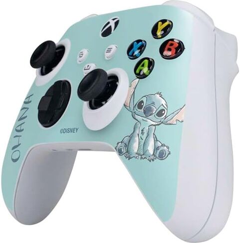 Skinit Skinit Gaming Gaming Skin متوافق مع وحدة التحكم S -Series S في Xbox - Disney Lilo مرخص رسميًا وتصميم نمط حرف غرزة in Kuwait