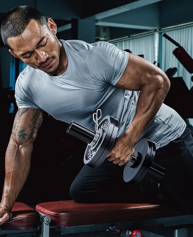 Cast Iron 2-Inch Olympic Weight Plates Set for Strength Training, Weightlifting and Crossfit in Home & Gym, Barbell Free Weight Plate Set(includes 2X2.5lb, 2X5lb,2X10lb) in Kuwait