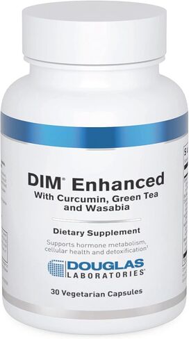 Douglas Laboratories DIM Enhanced - Supports Hormone Balance, Cellular Health & Detox* - with Antioxidants, Green Tea Extract & Wasabia - 60 Vegetarian Capsules in Saudi Arabia