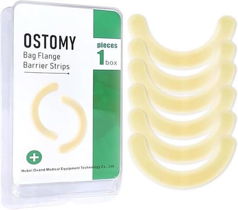 Ostomy Barrier Strips for Colostomy Bags, Y-Shaped Barrier Adhesive Strips Pack of 20, Barrier Extender of Ostomy Supplies in Saudi Arabia