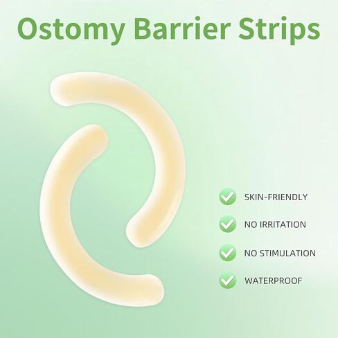Ostomy Barrier Strips for Colostomy Bags, Y-Shaped Barrier Adhesive Strips Pack of 20, Barrier Extender of Ostomy Supplies in Saudi Arabia