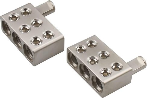 Zookoto 2 PCS 2XOGA WIRE GA مخفض ، لسيارة الصوت Stereo AWG PUL POWER مخفض سلك الأرض ، 0 سلك المقياس إلى 11.8 ملم in Saudi Arabia