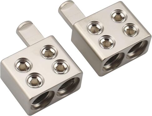 Zookoto 2 PCS 2XOGA WIRE GA مخفض ، لسيارة الصوت Stereo AWG PUL POWER مخفض سلك الأرض ، 0 سلك المقياس إلى 11.8 ملم in Kuwait