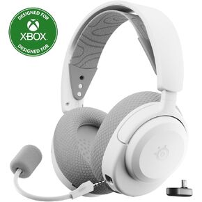 SteelSeries Arctis Nova 3X Wireless Multi-Platform Gaming Headset — Mobile App Control — 40 HR Battery — Neodymium Magnetic Drivers — 2.4GHz/Bluetooth — Xbox, PS5, PC, Switch, Mobile — White