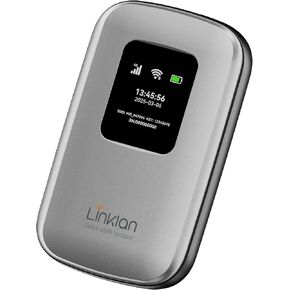 eSIM Mobile Hotspot–Portable Global WiFi Hotspot for Travel, No SIM Card/Contract Needed, Connect Up to 16 Devices, Compact Wireless Router for International Trips & Business
