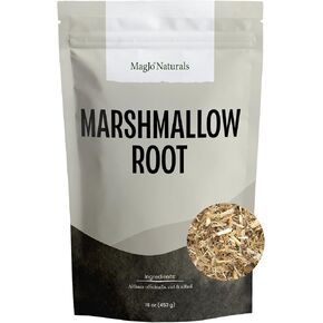 MagJo Naturals, Hawthorn Leaf and Flower (1 Pound), Wild-Crafted, Cut and Sifted, Dried Loose Leaf, Makes crisp cup of Hawthorn Tea, Hawthorn Leaves and Herb, Leaves Herbal Tea (Crataegus) in Kuwait