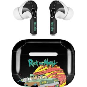 Skinit Decal Audio Skin Compatible with Apple AirPods Pro - Officially Licensed Adult Swim Rick and Morty Rick and Morty Portal Eyes Design