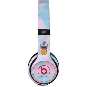Skinit Decal Audio Skin Compatible with Beats Solo 2 Wireless - Officially Licensed Disney Lilo and Stitch Face Expression Pattern Design