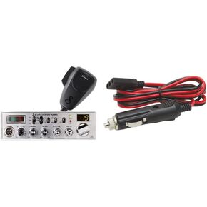 COBRA 29 LTD Professional CB Radio ، Black & Roadpro RPPS-220 Platinum Series 12V 3-Pin Plug