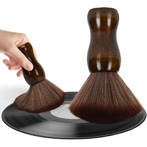 Vinyl Record Cleaning Brush - Ultra Soft Anti Static Brush for Vinyl Records - Essential Record Player Accessories for Flawless Vinyl Care
