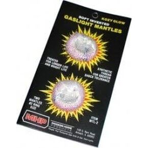 MHP Gas Light Mantles Twin Pack Soft Metl-2 by Modernhome