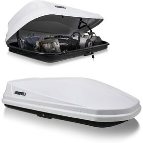 Large Rooftop Cargo Carrier Box, Heavy Duty Hard Shell Roof with Security Keys, Waterproof Rooftop Cargo Box, 62 (L) x 31 (W) x 15(H) Inches, 16 Cubic Feet (Tool-Free Install), Black