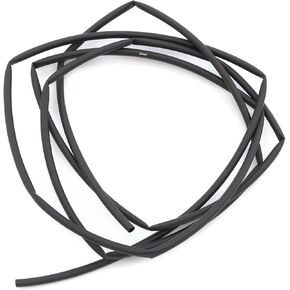 1/4" Dual Wall Heat Shrink Tube - Adhesive Lined - 10 Foot Roll - 3:1 Ratio - Marine Grade Waterproof - Automotive and Industrial Use - 6.4mm Black