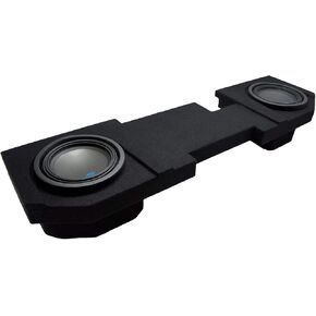 American Sound Connection Alpine Bundle Compatible with 2002-2018 Dodge Ram S-W10D2 Dual 10" Loaded Sub Box Enclosure