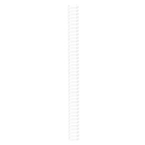 aqxreight Binding Iron Binding Wire Doub 100PCS 9 5mm Black Size 34 Teeth 3 Double Wires Calen Iron Use Our a Making to and You Box Compact Whether the or (12.7mm*34 teeth 100 strips of white)