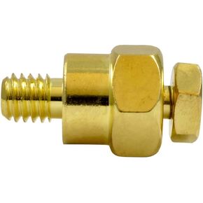 GMSP Car Audio Power Wire Amp Install GM Side Post Battery Terminal (Short, Gold)