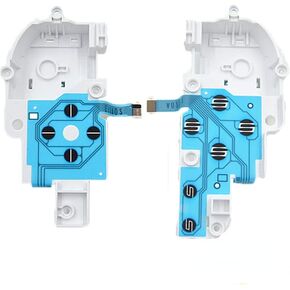 Button Film Ribbon Flex Cable with Bracket for Nintendo Wii U, L R Left Right Button Film for Wiiu Gamepad (A Set)