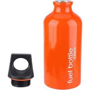 barenx Fuel Bottle, Fuel Storage Bottle, 530ML Portable, Tanks Gas Propane Cylinde, Seamless and Lightweight, Gas Stove Oil Containers for Outdoor Camping Hiking