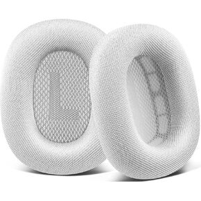 SOPROM Ear Pads Replacement for Airpods Max Over-Ear Headphones, Earpads Cushions with Durable Mesh Fabric, Softer Foam - Space Gray