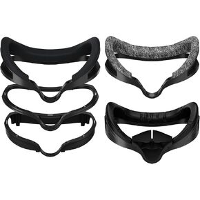 F3 V3 Magnetic Facial Interface for Quest 3, Flexible and Adaptive Frame with Multi-Material Pads, Not Compatible with The Quest 3S or Official Charging Dock