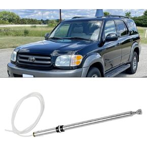 MODIGT Power Atenna Mast متوافق مع 2001-2007 Toyota Sequoia SR5 / Limited ، استبدل رقم الجزء رقم 86337AF011