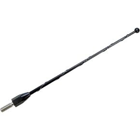 AntennaMastsRus - 7 Inch Black Short Antenna is Compatible with Toyota FJ Cruiser (2007-2015) - Spiral Wind Noise Cancellation - Spring Steel Construction - Stainless Steel Threading